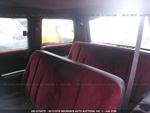 2P4GH4533MR143324 - 1991 PLYMOUTH VOYAGER SE MAROON photo 8