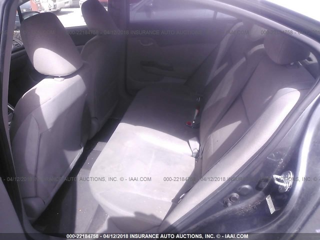 2HGFB2F66CH546184 - 2012 HONDA CIVIC HF GRAY photo 8