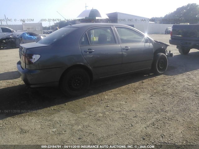 1NXBR32E78Z976866 - 2008 TOYOTA COROLLA CE/LE/S GRAY photo 4