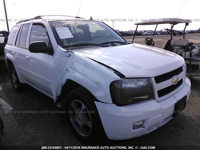 1GNDS13S862314823 - 2006 CHEVROLET TRAILBLAZER LS/LT WHITE photo 1