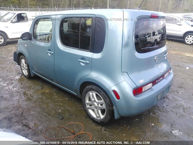 JN8AZ28R89T124381 - 2009 NISSAN CUBE S/SL BLUE photo 3