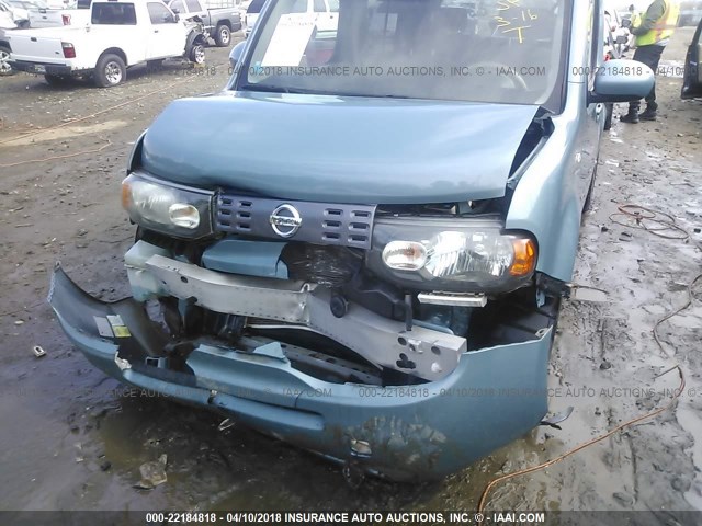 JN8AZ28R89T124381 - 2009 NISSAN CUBE S/SL BLUE photo 6