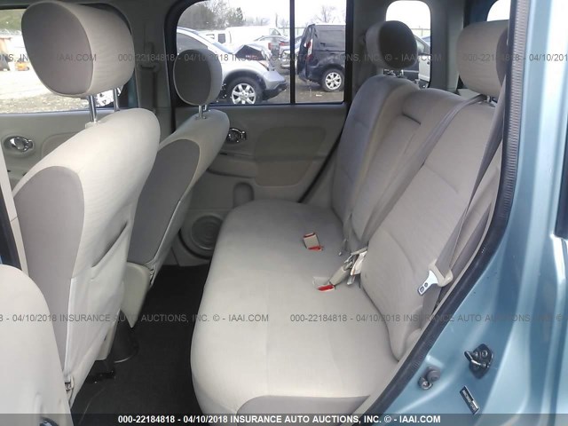 JN8AZ28R89T124381 - 2009 NISSAN CUBE S/SL BLUE photo 8