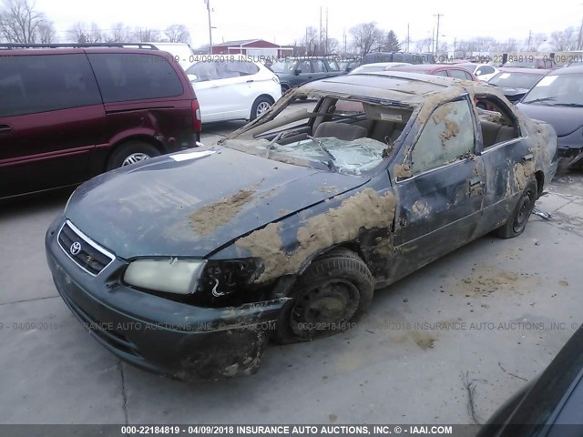 4T1BF22K41U961109 - 2001 TOYOTA CAMRY LE/XLE Կանաչ լուսանկար 2