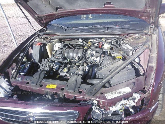 2G4WB55K6Y1357805 - 2000 BUICK REGAL LS 勃艮第红 照片 10