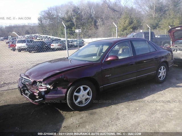 2G4WB55K6Y1357805 - 2000 BUICK REGAL LS 勃艮第红 照片 2