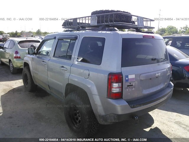 1C4NJRBB6FD332001 - 2015 JEEP PATRIOT SPORT 灰色 照片 3