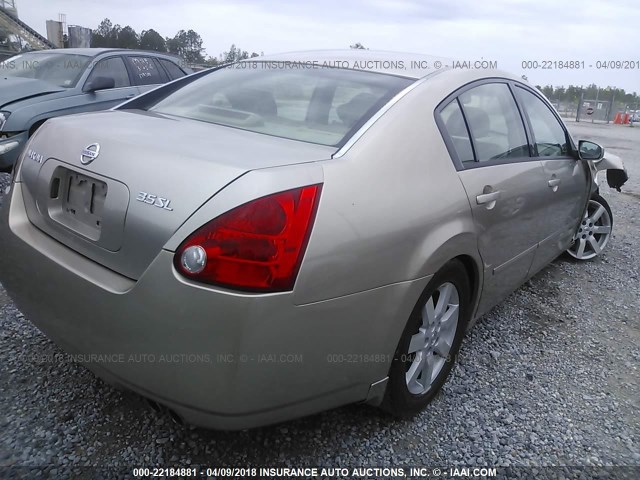 1N4BA41E96C842288 - 2006 NISSAN MAXIMA SE/SL GOLD photo 4