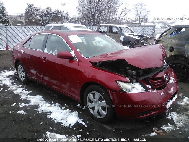 4T1BK46K77U029092 - 2007 TOYOTA CAMRY NEW GENERAT LE/XLE/SE RED photo 1
