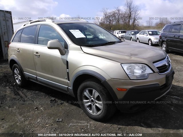 3GSDL43N18S533636 - 2008 SATURN VUE XE GOLD photo 1