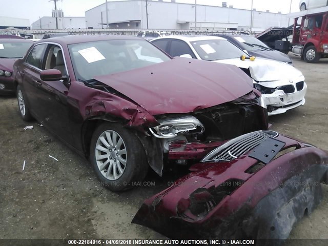 2C3CCAAG2EH161897 - 2014 CHRYSLER 300 RED photo 1