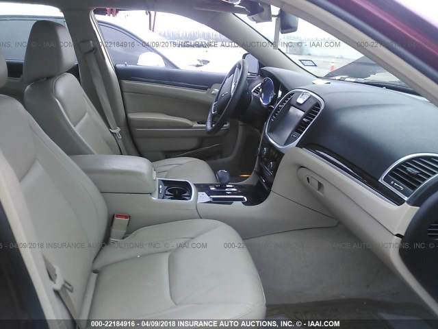 2C3CCAAG2EH161897 - 2014 CHRYSLER 300 RED photo 5