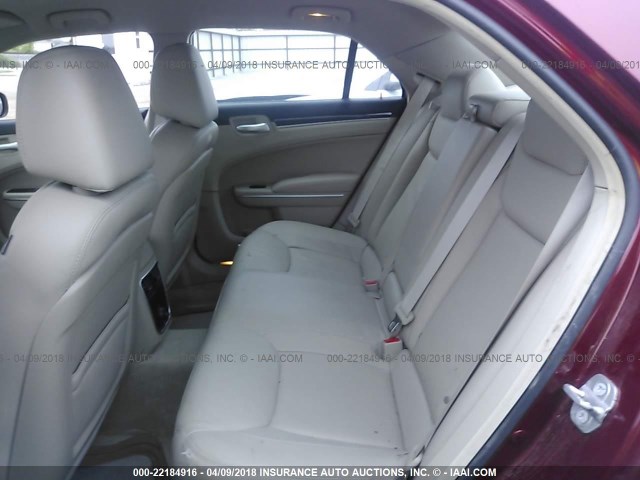 2C3CCAAG2EH161897 - 2014 CHRYSLER 300 RED photo 8