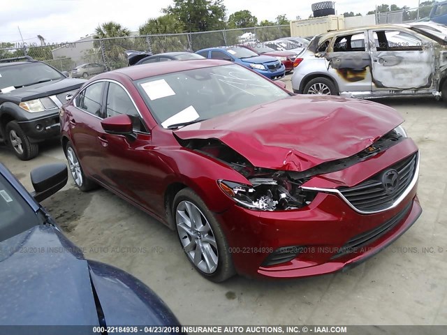 JM1GL1V52H1130125 - 2017 MAZDA 6 TOURING RED photo 1