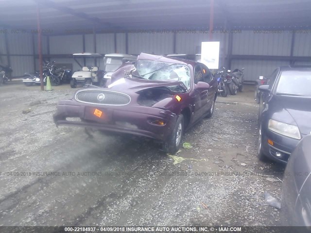 1G4HP52K94U159877 - 2004 BUICK LESABRE CUSTOM BURGUNDY photo 2