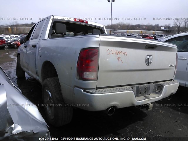 1C6RD7KT0CS325551 - 2012 DODGE RAM 1500 ST SILVER photo 3