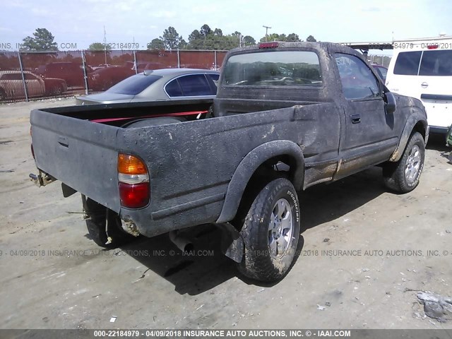 5TENM92NX1Z788634 - 2001 TOYOTA TACOMA PRERUNNER BLACK photo 4