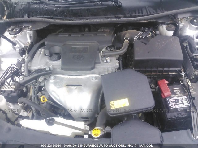 4T1BF1FK0CU042599 - 2012 TOYOTA CAMRY SE/LE/XLE SILVER photo 10