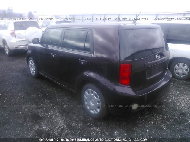 JTLKE50E181049799 - 2008 TOYOTA SCION XB PURPLE photo 3