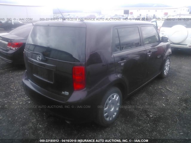 JTLKE50E181049799 - 2008 TOYOTA SCION XB PURPLE photo 4