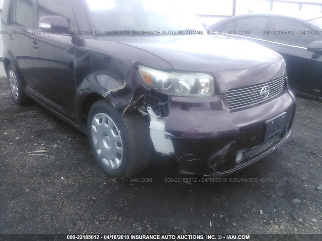 JTLKE50E181049799 - 2008 TOYOTA SCION XB PURPLE photo 6