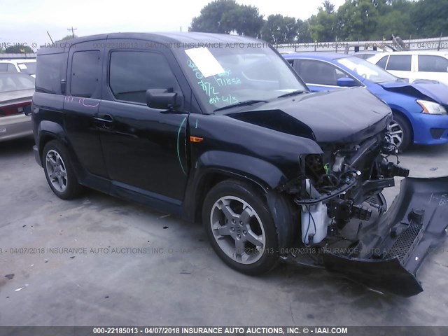 5J6YH18979L002354 - 2009 HONDA ELEMENT SC BLACK photo 1