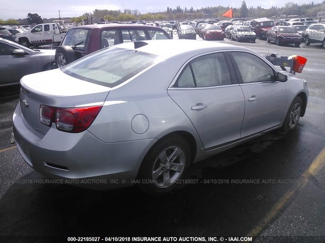 1G11B5SL2FF110209 - 2015 CHEVROLET MALIBU LS 银色 照片 4