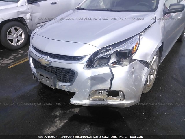 1G11B5SL2FF110209 - 2015 CHEVROLET MALIBU LS 银色 照片 6