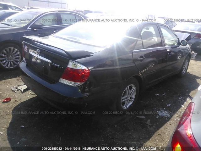 4T1BE32K15U048970 - 2005 TOYOTA CAMRY LE/XLE/SE 黑色 照片 4