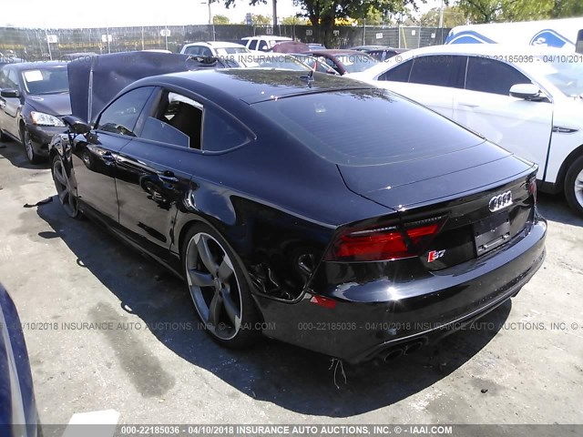 WAUW2AFC6GN011784 - 2016 AUDI S7 PRESTIGE BLACK photo 3