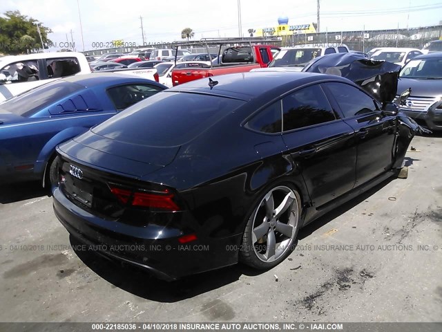 WAUW2AFC6GN011784 - 2016 AUDI S7 PRESTIGE BLACK photo 4