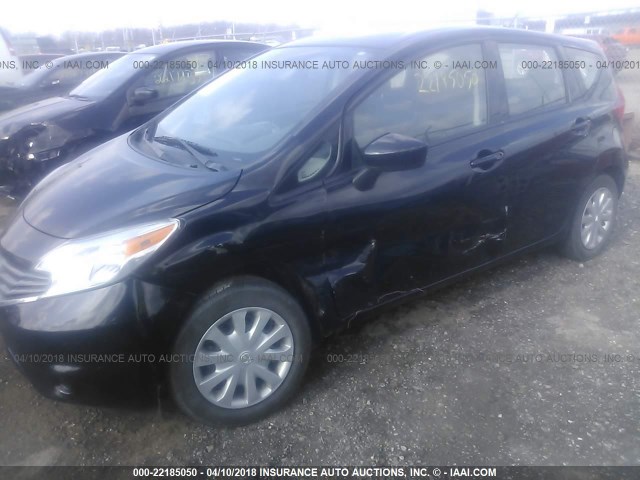 3N1CE2CP0FL385299 - 2015 NISSAN VERSA NOTE S/S PLUS/SV/SL/SR BLACK photo 6