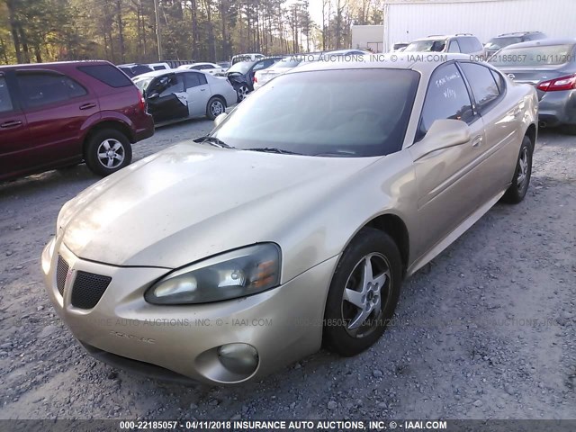 2G2WP522341345135 - 2004 PONTIAC GRAND PRIX GT GOLD photo 2