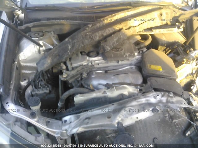 4T1BF1FK6CU175299 - 2012 TOYOTA CAMRY SE/LE/XLE Сұр фото 10