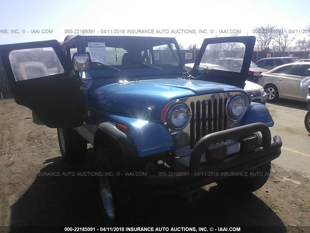 J0M83AM031422 - 1980 JEEP CJ BURGUNDY photo 1