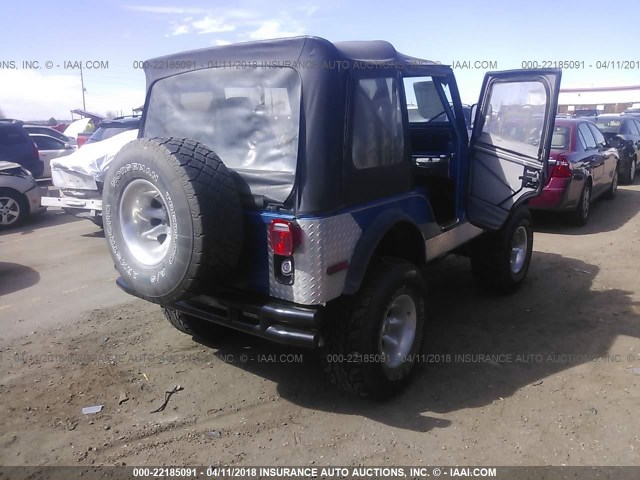 J0M83AM031422 - 1980 JEEP CJ BURGUNDY photo 4