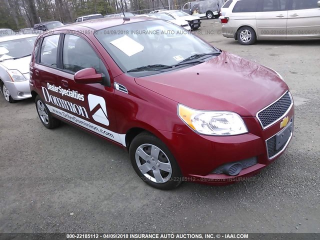 KL1TD6DE5AB117905 - 2010 CHEVROLET AVEO LS/LT 红色 照片 1