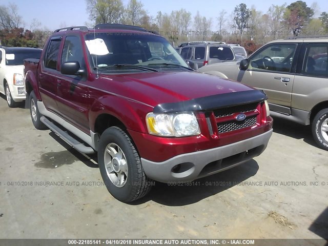 1FMZU67E03UB90021 - 2003 FORD EXPLORER SPORT TR  RED photo 1