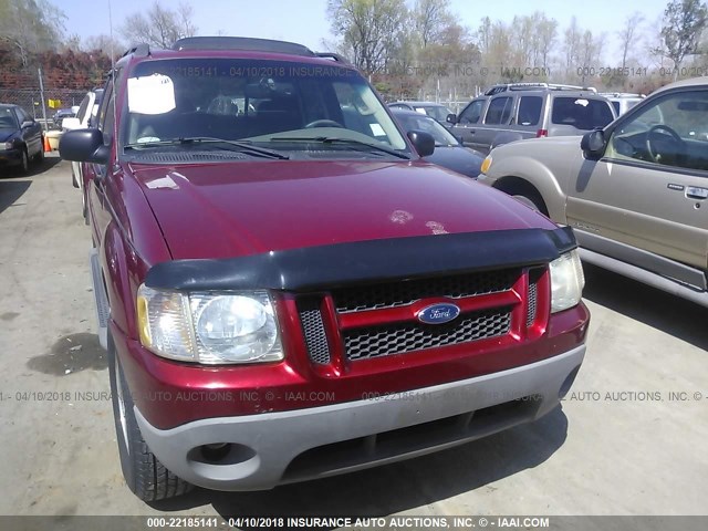 1FMZU67E03UB90021 - 2003 FORD EXPLORER SPORT TR  RED photo 6