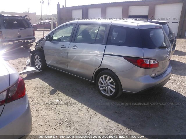 JM1CW2BL1E0166694 - 2014 MAZDA 5 SPORT SILVER photo 3