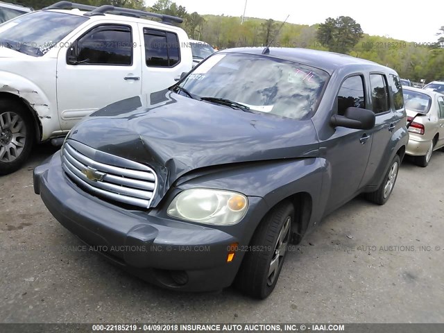3GNCA13B49S563580 - 2009 CHEVROLET HHR LS GRAY photo 2