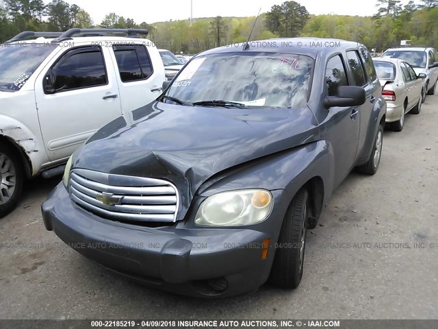 3GNCA13B49S563580 - 2009 CHEVROLET HHR LS GRAY photo 6