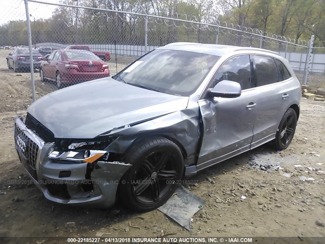 WA1WKAFP6BA102490 - 2011 AUDI Q5 PRESTIGE GRAY photo 2