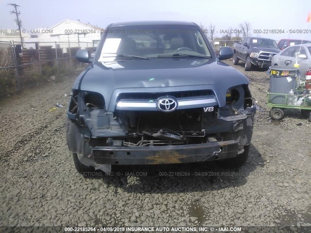 5TDBT48A15S234365 - 2005 TOYOTA SEQUOIA LIMITED BLUE photo 6
