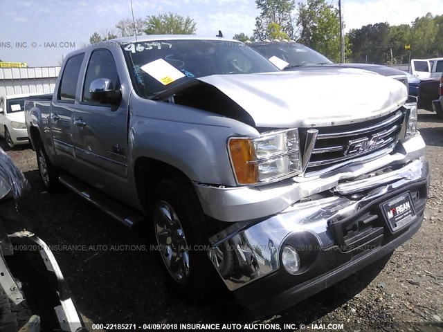 3GTP1VE03CG231718 - 2012 GMC SIERRA C1500 SLE SILVER photo 1