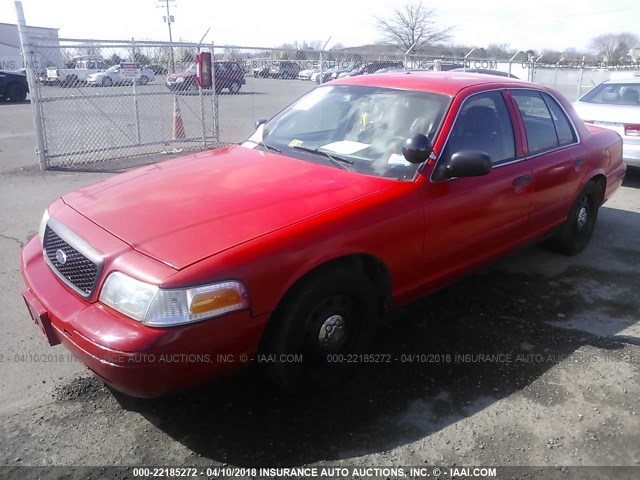 2FAHP71V79X100778 - 2009 FORD CROWN VICTORIA POLICE INTERCEPTOR RED photo 2