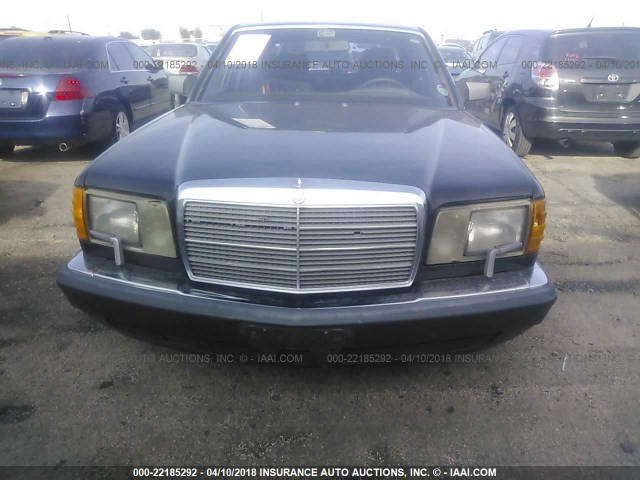 WDBCA35E1LA541085 - 1990 MERCEDES-BENZ 420 SEL BLACK photo 6