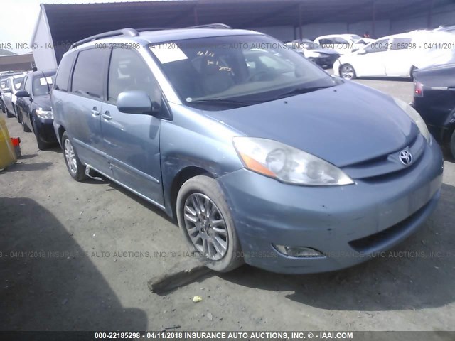 5TDZK22CX7S006979 - 2007 TOYOTA SIENNA XLE/XLE LIMITED Light Blue photo 6