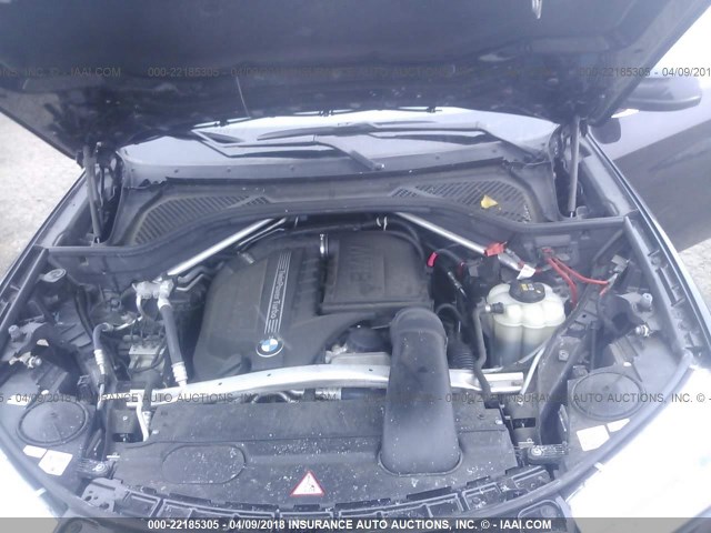 5UXKR0C54G0P25079 - 2016 BMW X5 XDRIVE35I BLACK photo 10