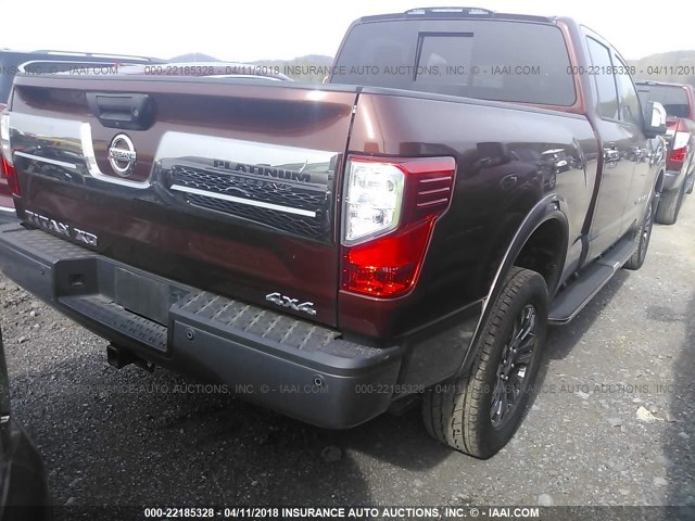 1N6BA1F41GN500040 - 2016 NISSAN TITAN XD SL/PRO-4X/PLAT RESERVE ORANGE photo 4